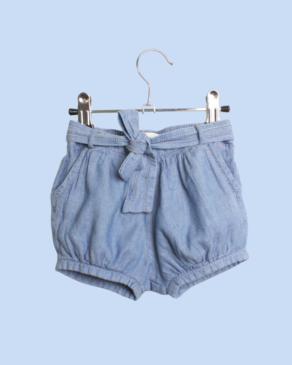 Short bloomer Chloé bleu 12 mois