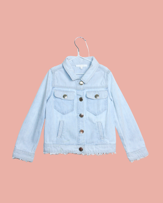 veste en jean clair Chloé enfant 5 ans
