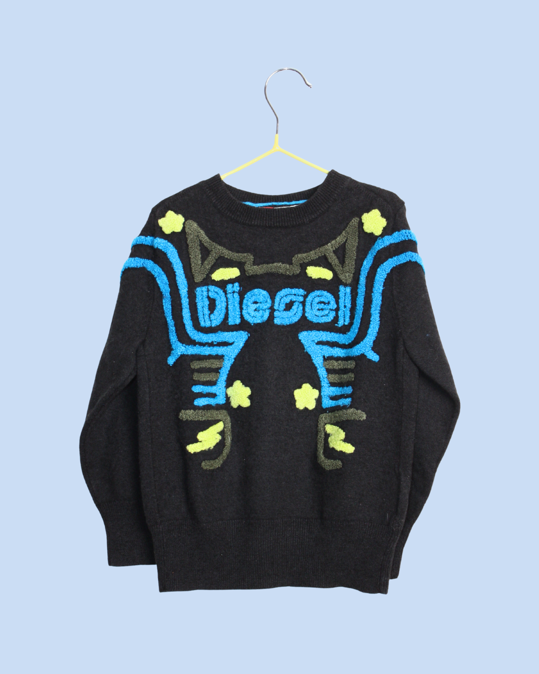 Pull en maille Diesel enfant en seconde main taille 6 ans