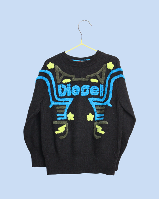Pull en maille Diesel enfant en seconde main taille 6 ans