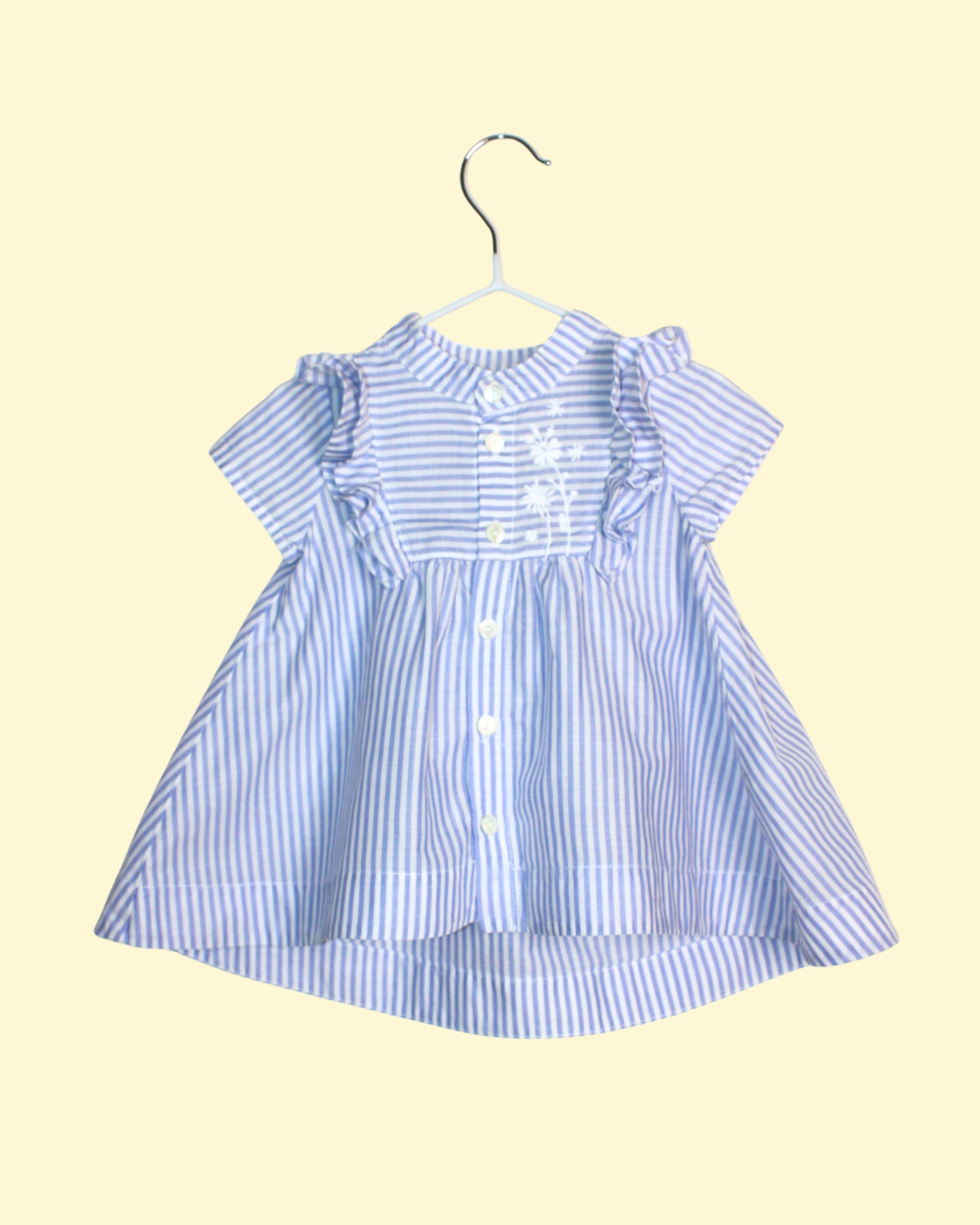 Robe Fendi à rayures bleues pour bébé 6 mois