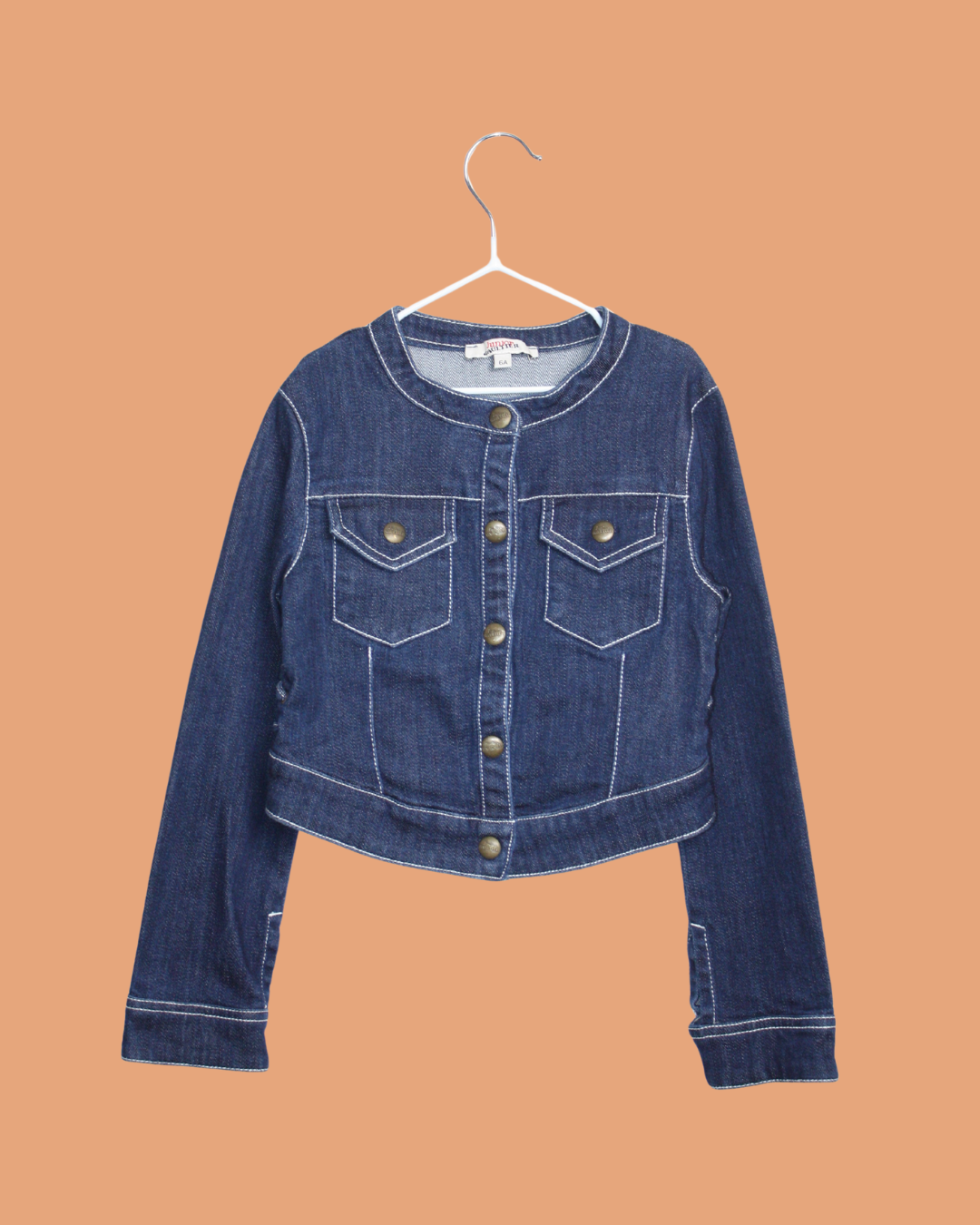 Veste Gaultier junior en jean avec lacets 6 ans