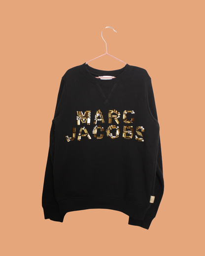 Sweatshirt noir Marc Jacobs à perles 6 ans