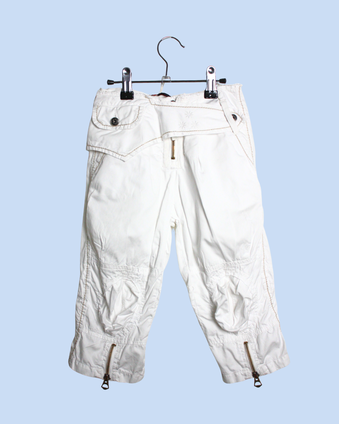 corsaire blanc Marithé + François Girbaud 5 ans