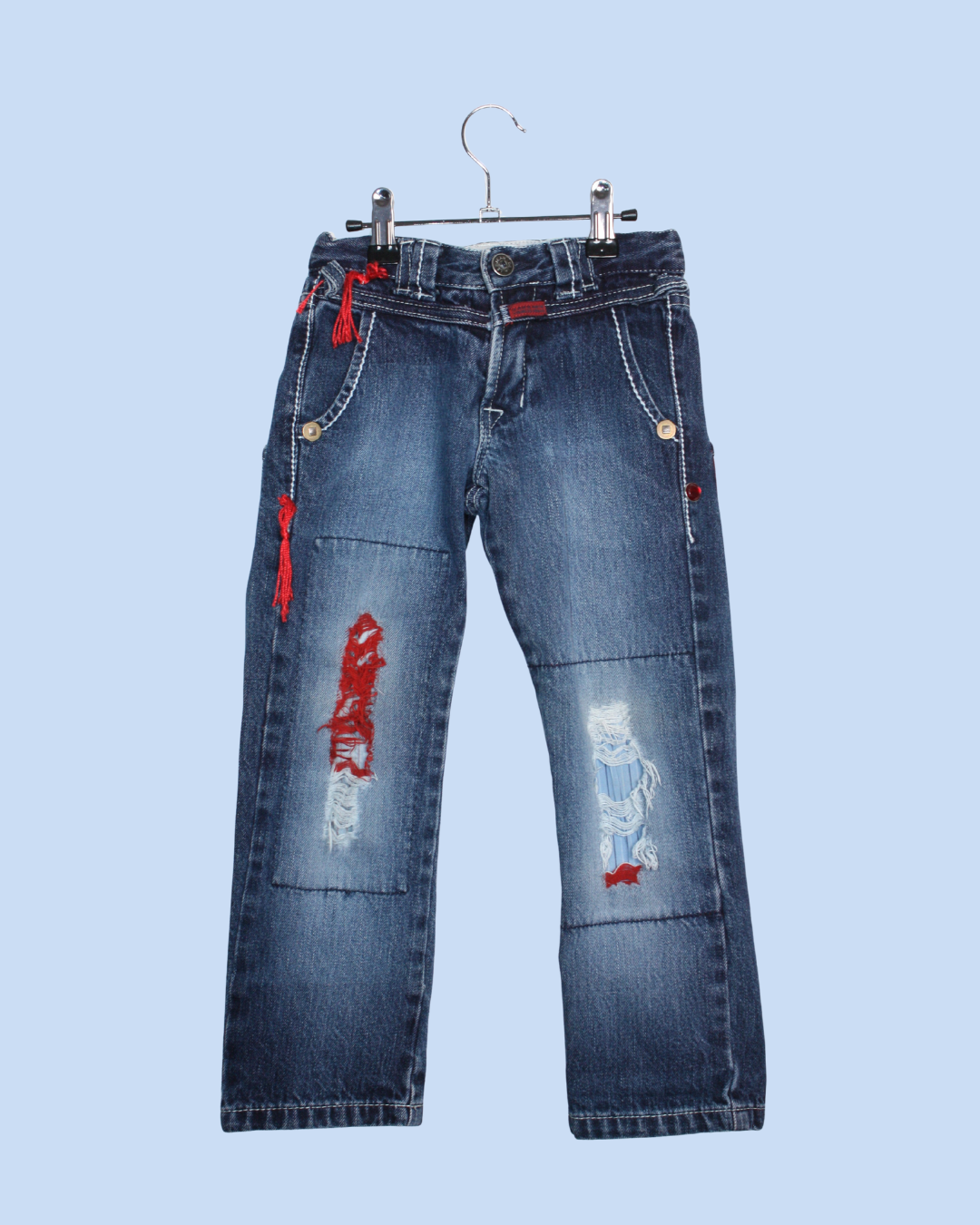jean vintage Marithé + François Girbaud en taille 8 ans