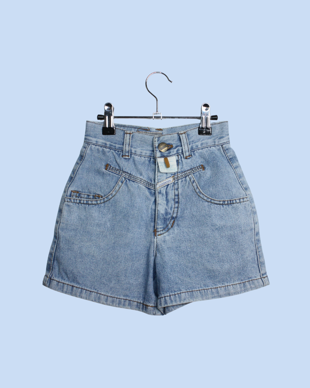 Short en jean Marithé + François Girbaud vintage enfant en taille 6 ans