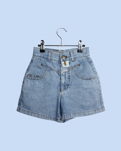 Short en jean Marithé + François Girbaud vintage enfant en taille 6 ans
