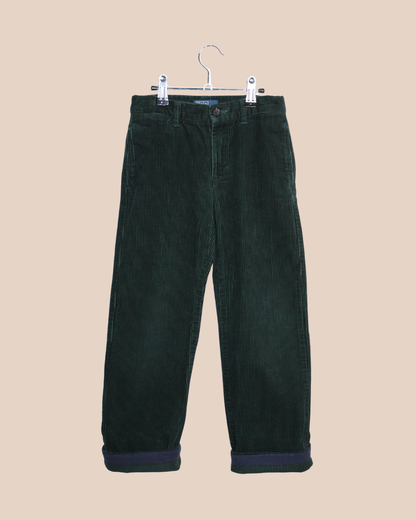 Pantalon en velours vert Ralph Lauren 8 ans