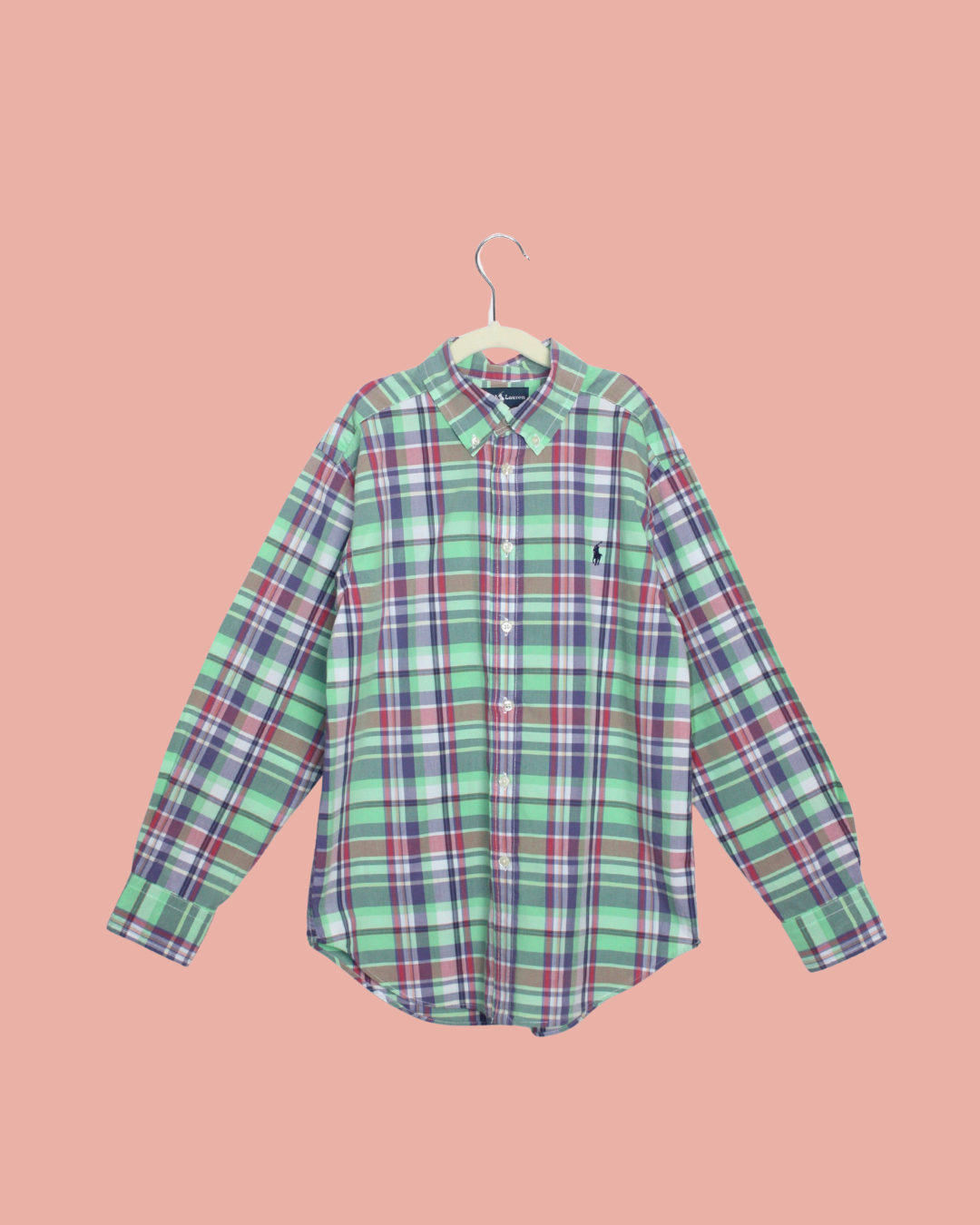 Chemise à carreaux Ralph Lauren 12 ans