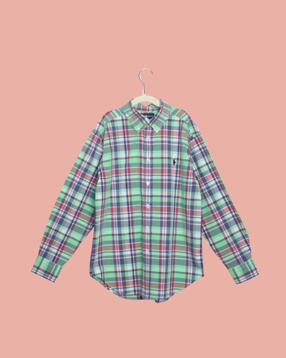 Chemise à carreaux Ralph Lauren 12 ans