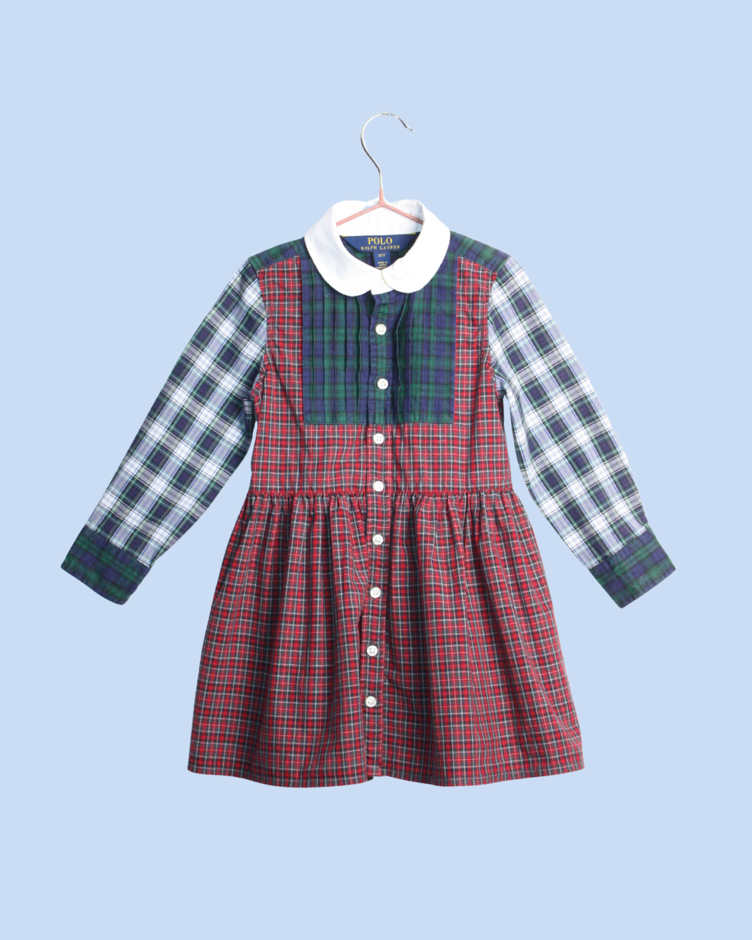 Robe chemise à carreaux Ralph Lauren enfant 2 ans