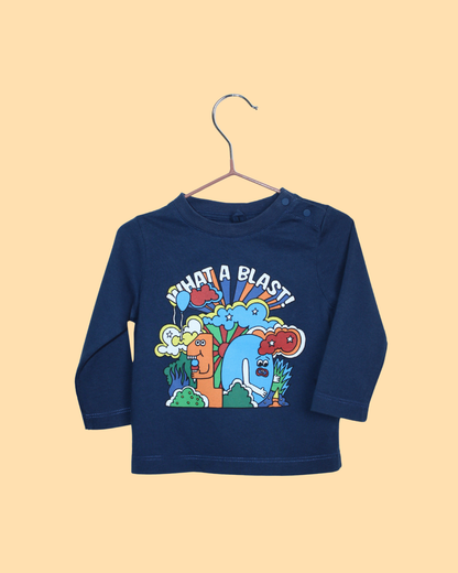 Top bleu marine Stella McCartney 6 mois