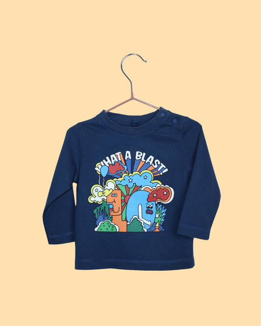 Top bleu marine Stella McCartney 6 mois