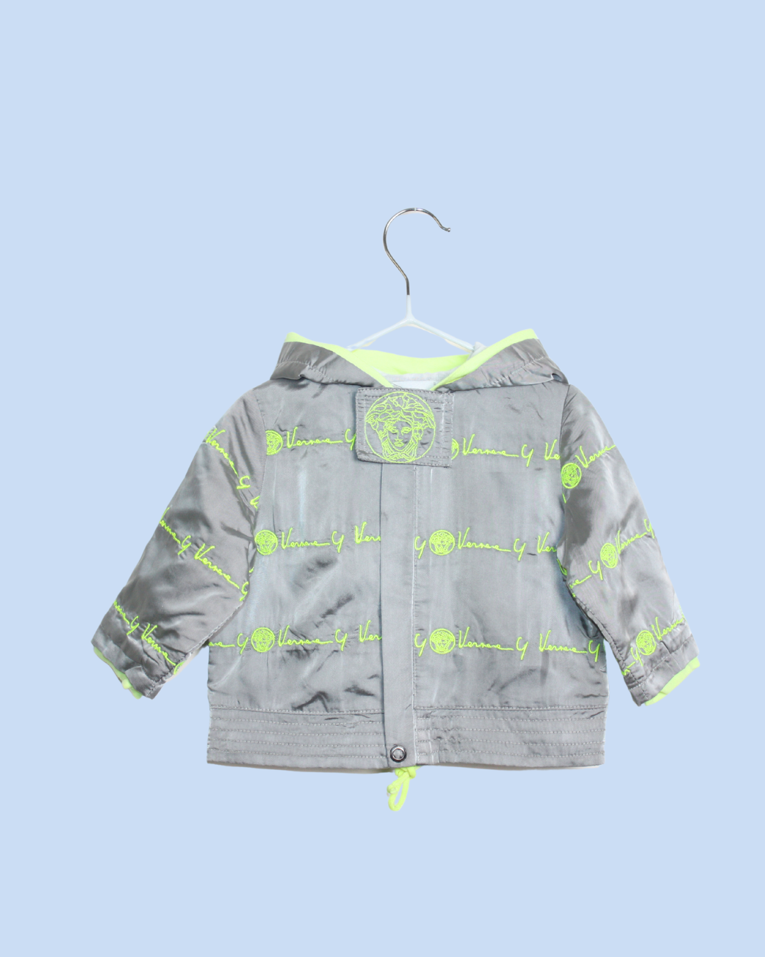 Blouson argenté et fluo Versace 3 mois