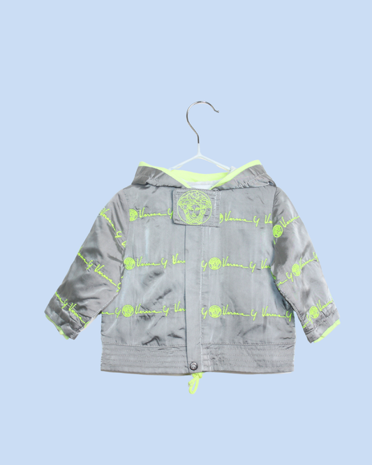 Blouson argenté et fluo Versace 3 mois